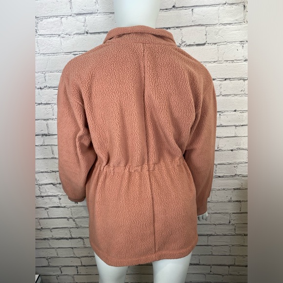 Universal Thread Pink Fleece Sherpa Jacket size 2X Plus Sized Winter Coat NEW - Picture 10 of 14